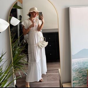Calvin Klein White Maxi Dress